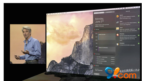 苹果发布OS X 10.10 Yosemite 新特性汇总